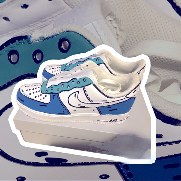 Nike CUSTOM AF1 Airforce 1 New box customs by G. - Picture 4 of 6